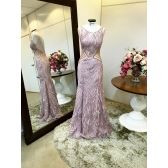 Vestido longo de festa M-0594R