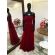 Vestido longo de festa M-5413 Marsala