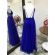 Vestido longo de festa M-5225MA Azul Royal