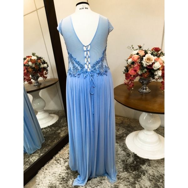 Vestido longo Plus Size P-3255