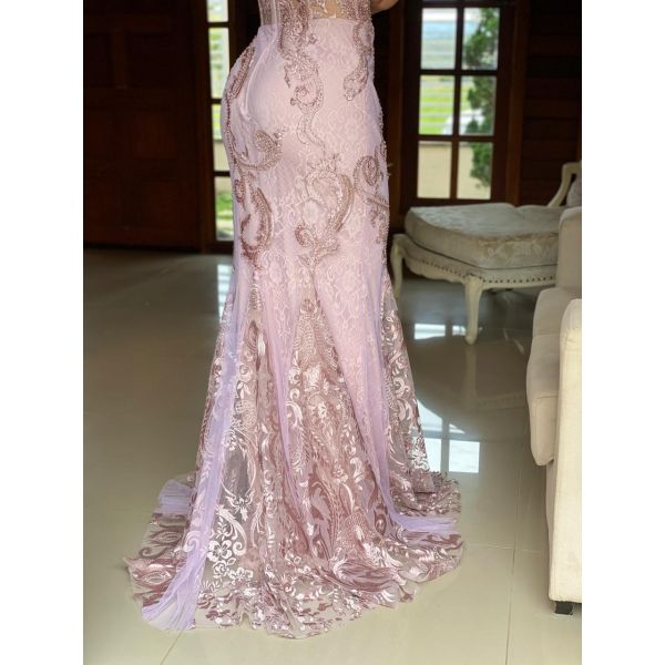 Vestido longo de festa M-19061