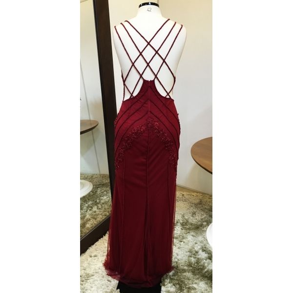 Vestido longo de festa M-0025
