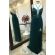 Vestido longo de festa M-1004C Verde Medicina