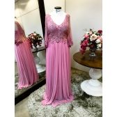 Vestido longo Plus Size P-3299