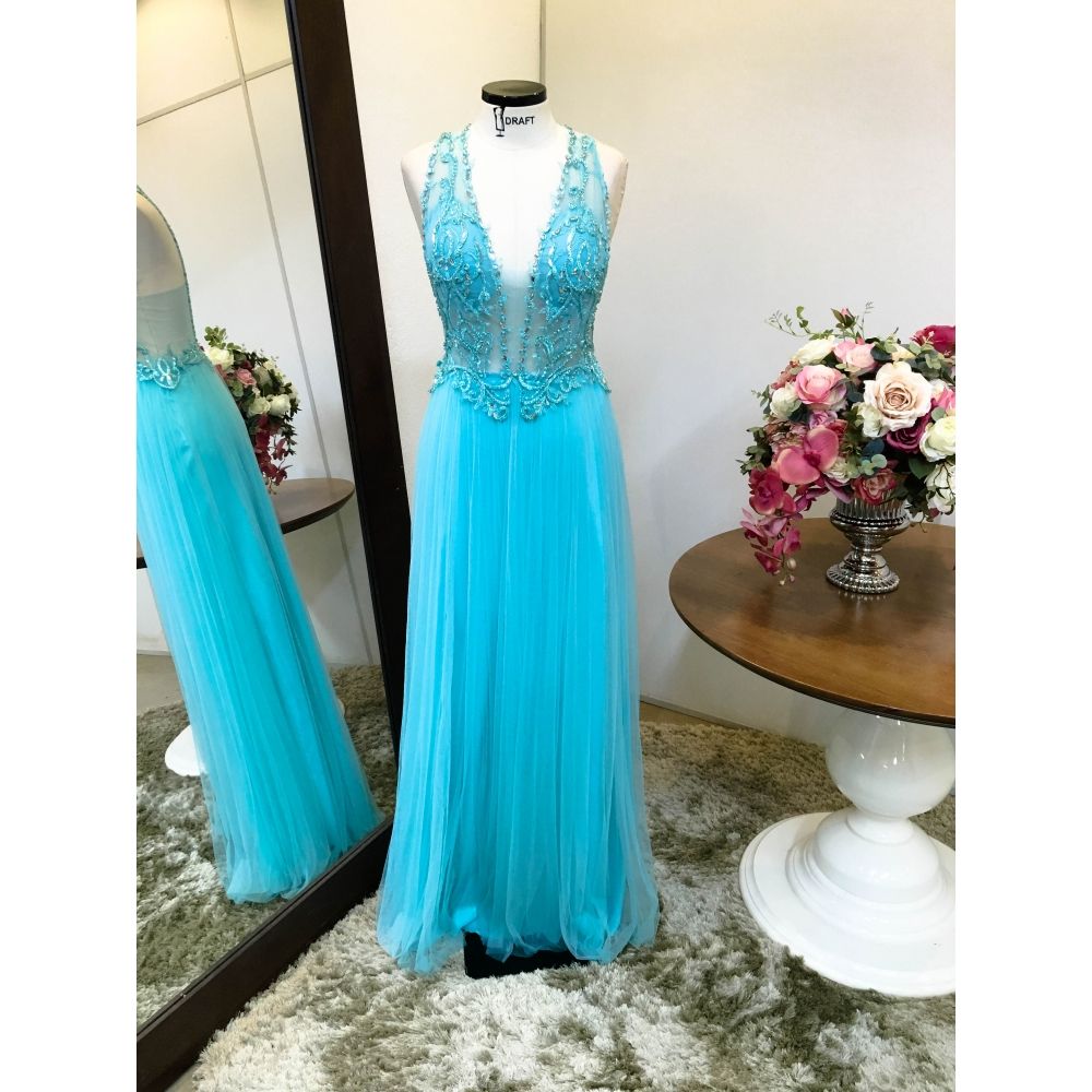 Vestido longo de festa M-5464 Tiffany