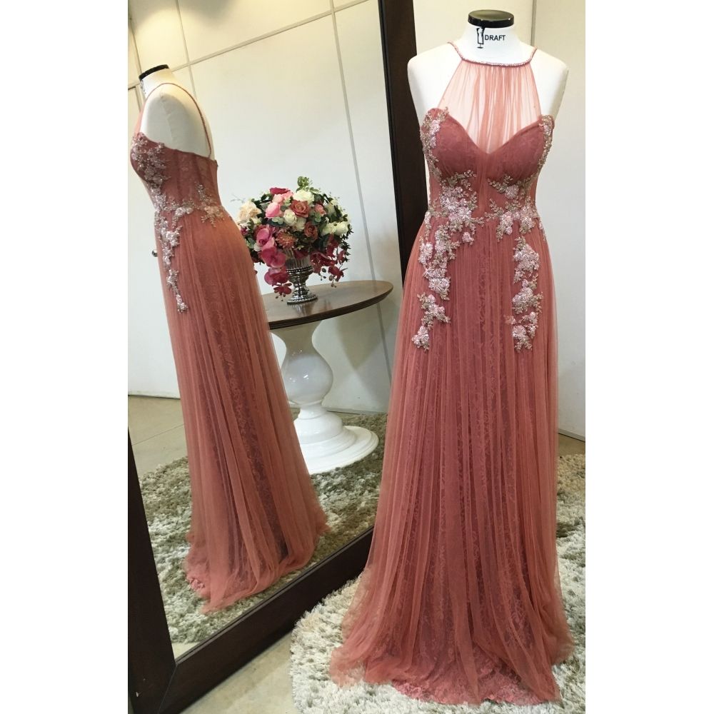 Vestido longo de festa M-0122B