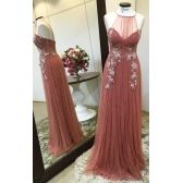 Vestido longo de festa M-0122B