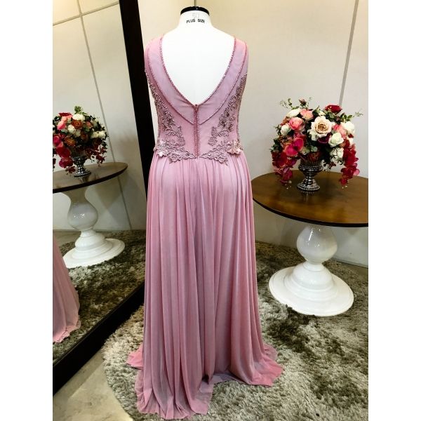 Vestido longo Plus Size P-3148