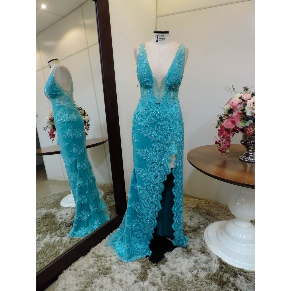 Vestido longo de festa M-0101