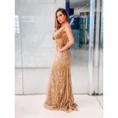 Vestido longo de festa M-5442