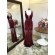 Vestido longo de festa M-5364 Marsala