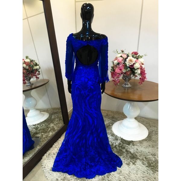 Vestido longo de festa M-0051B