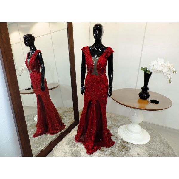 Vestido longo de festa M-0015B