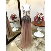 Vestido longo de festa M-0128