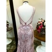 Vestido longo de festa M-5397B Rosé