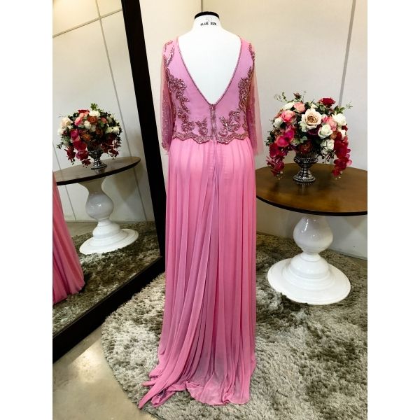 Vestido longo Plus Size P-3248