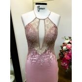 Vestido longo de festa M-0079