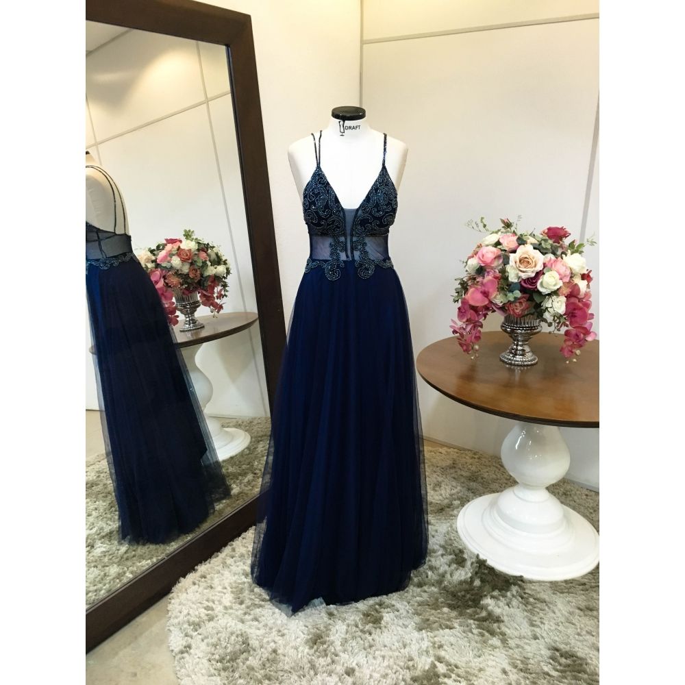 Vestido longo de festa M-0015A