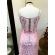 Vestido longo de festa M-5381 Rosa