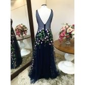 Vestido longo de festa M-0063