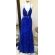 Vestido longo de festa M-0682 Azul Royal