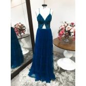 Vestido longo de festa M-0119
