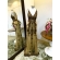Vestido longo de festa M-6066 Dourado+Marron
