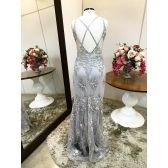 Vestido longo de festa M-0087