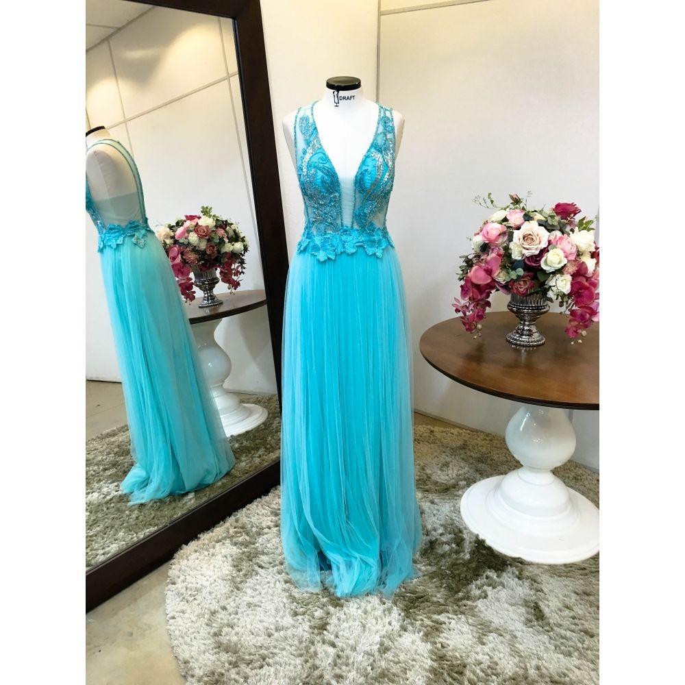 Vestido longo de festa M-5341 Tiffany