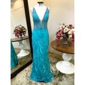 Vestido longo de festa M-0049A