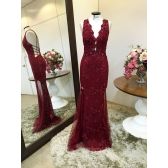 Vestido longo de festa M-0011B