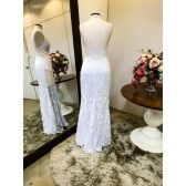 Vestido longo branco M-0092
